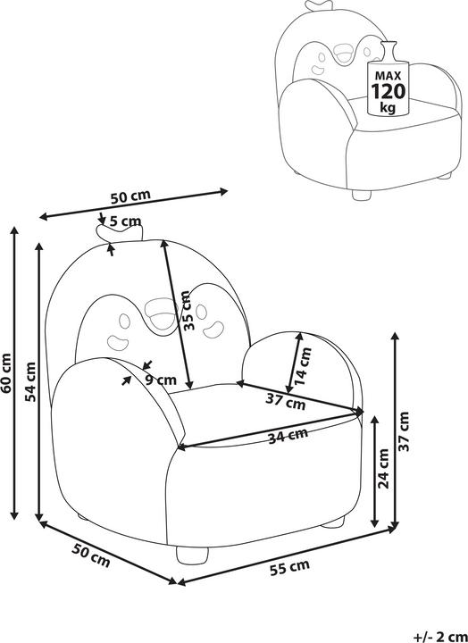 Actual product image Beliani Hervik (Child armchair)