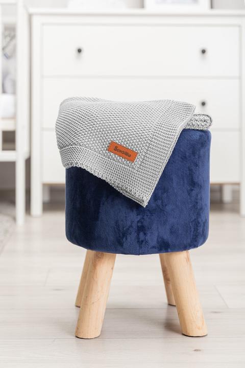 Immagine prodotto Sensillo Coperta per neonati in cotone grigio (80 x 100 cm)