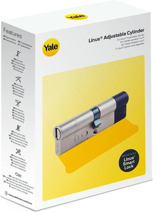 Actual product image Yale Linus EU cylinder (Profile cylinder)