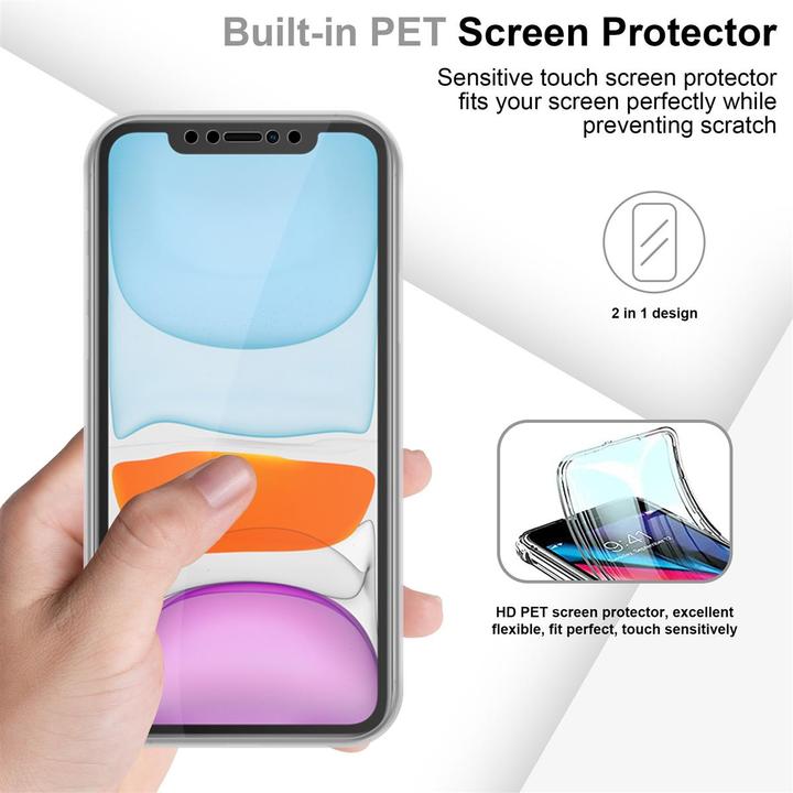 Image du produit Cadorabo TPU 360 degrés Case Cover (Apple iPhone 11)