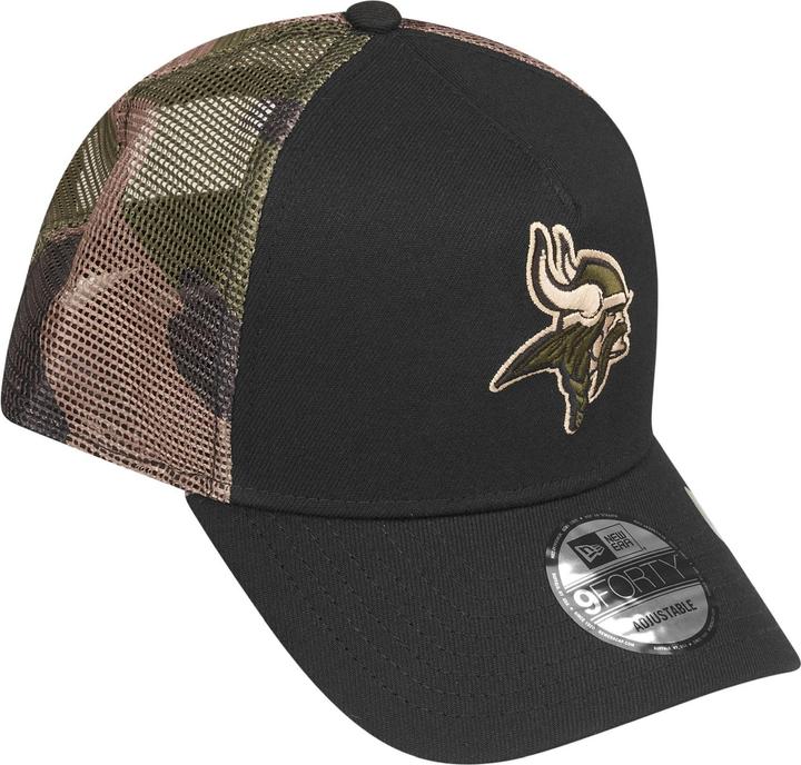 Actual product image New Era Snapback Trucker Cap - Minnesota Vikings wood camo (One size)