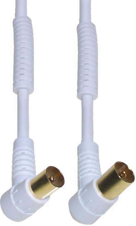 Actual product image E+P HFW 202 G coaxial cable coaxial 2.5 m White (95 dB, Antenna cable)