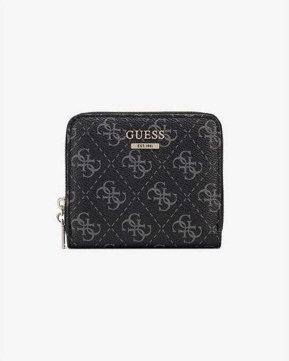 Actual product image Guess Camy, Textile Wallet, Logo Detail, SG774137, Coal, Mini, For Women