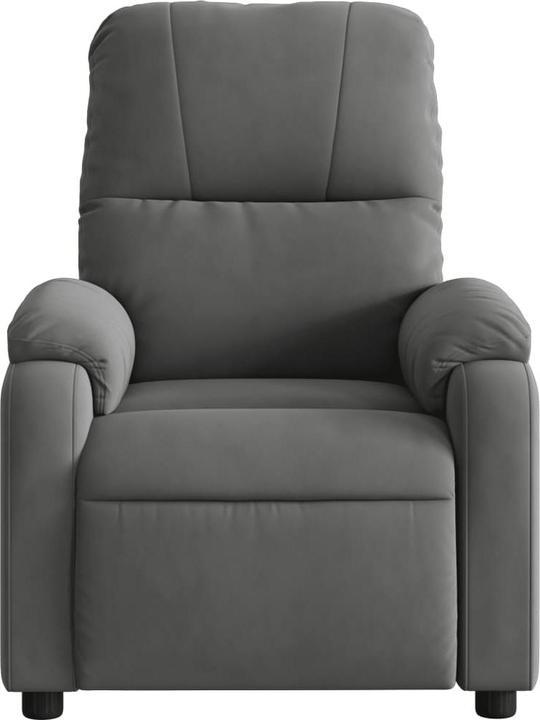 Actual product image VidaXL Massage chair dark grey microfibre fabric, colour