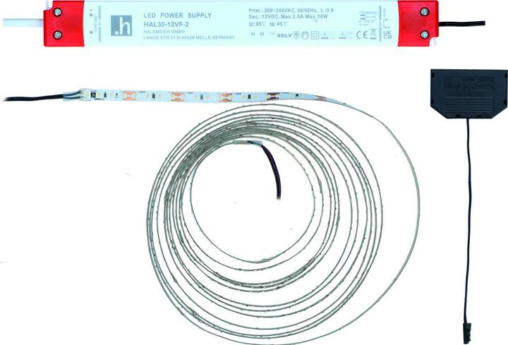 Produktbild Halemeier Komplettset LED Band Versa 160 12 V (Neutralweiss, 300 cm, Indoor)