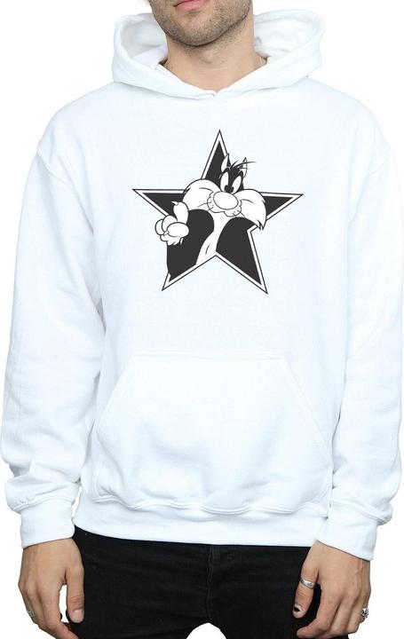 Produktbild Looney Tunes Sylvester Mono Star Kapuzenpullover (S)