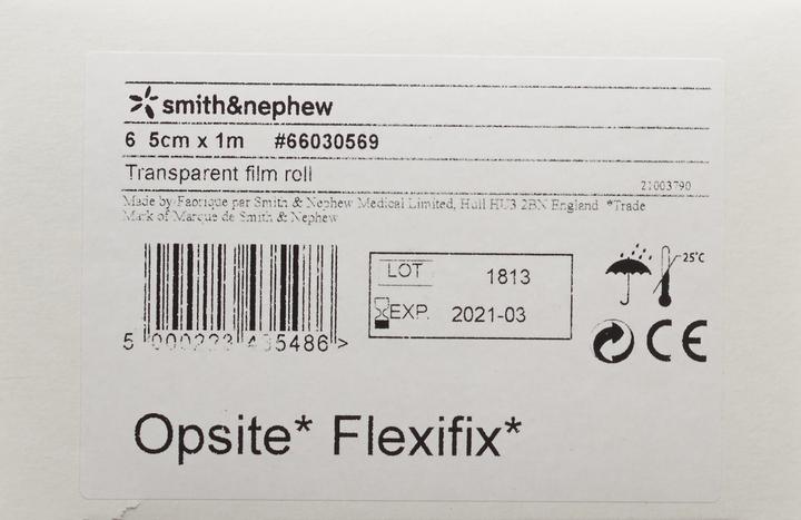 Actual product image Smith & nephew transparente Folie 5cmx1m (6 x)