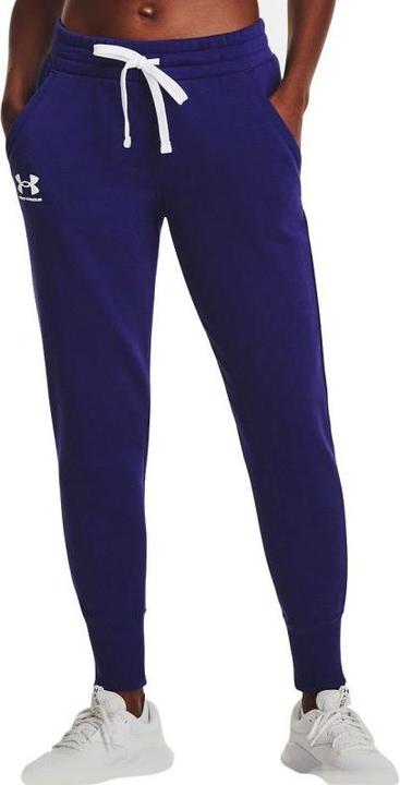 Actual product image Under Armour Ladies Rival Fleece Pants Navy 1356416 468 (S) (S)