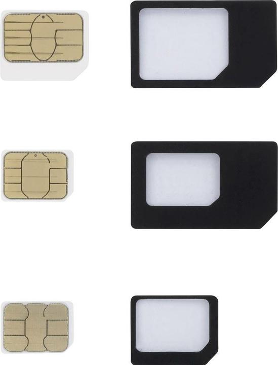 Produktbild Renkforce RF-5044718 SIM Adapter Adaptiert von Nano SIM Micro auf