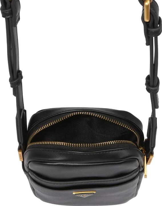 Actual product image Guess Tracolla, Textile Bag, Black, HMESCAP2215BLA, For Men, 18 x 14 x 5 c
