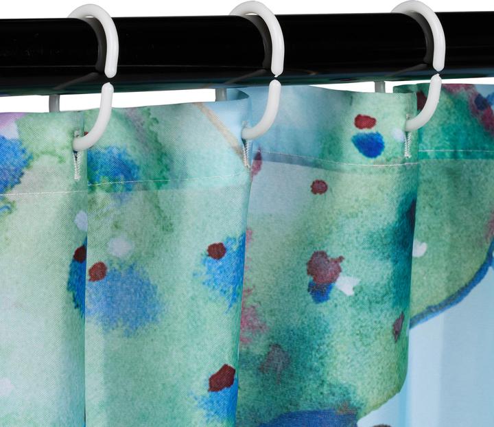 Actual product image Relaxdays Shower screen (180 x 0.1 x 200 cm)
