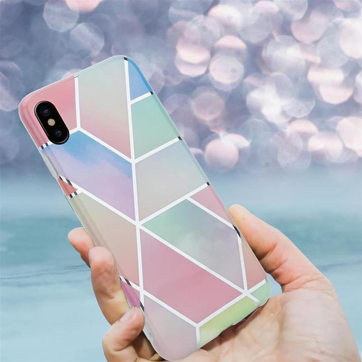 Image du produit Cadorabo Couverture IMD TPU Marbre coloré (Apple iPhone X)