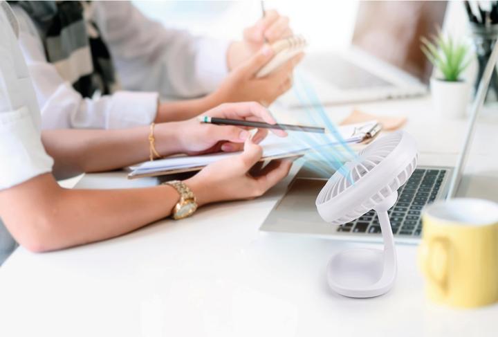 Image du produit Lifetime Mini ventilateur usb blanc