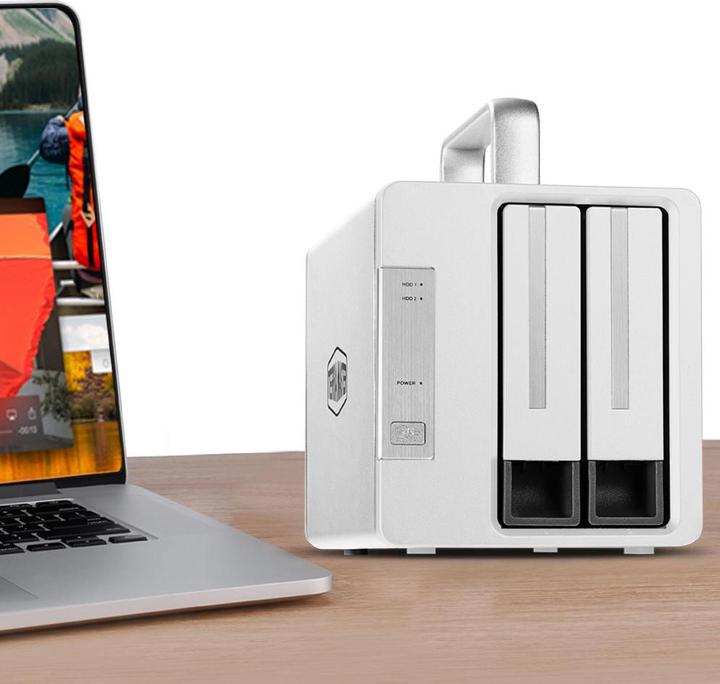 Produktbild Terramaster DAS LAUFWERK 2BAY TD2-Thunderbolt 3 RAID 0/1/JBOD/single (2.5", 3.5")