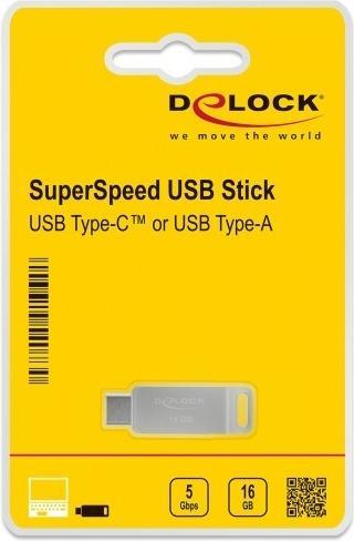 Image du produit Delock Clé USB (16 Go, USB-A, USB-C)
