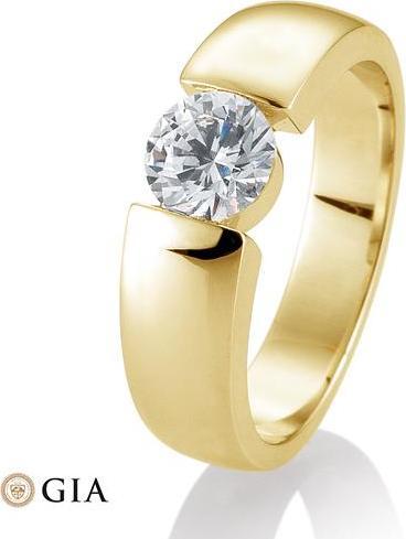 Breuning Ring Spann 0,80-1,50 ct. (50, 585/14 K Gold)