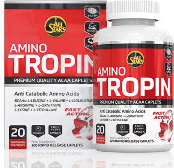 Image du produit All Stars Aminotropine (132 pièce(s), Capsules, 2000 g)