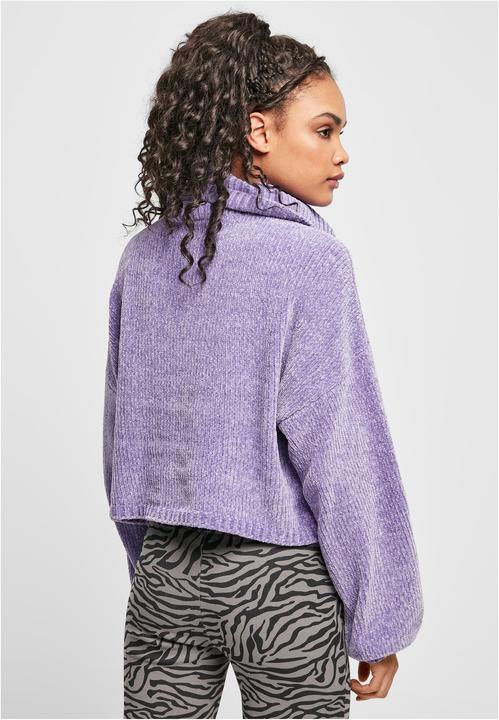 Immagine prodotto Urban Classics Maglione corto da donna con collo alto in ciniglia - 13801 (4XL)