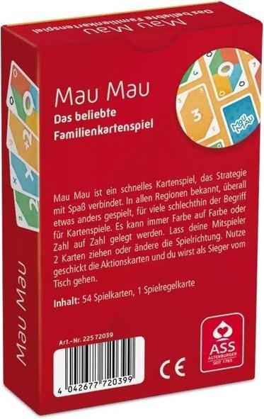 Produktbild ASS Altenburg 22572039 - Mau Mau - Das grenzenlos verrückte Spiel für Jung & Alt (DE-Ausgabe) (Deutsch)
