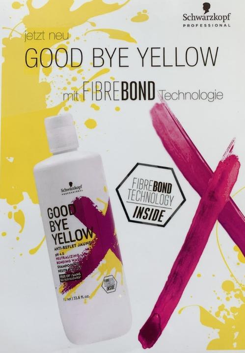 Actual product image Schwarzkopf Goodbye Yellow Neutralizing Bonding Wash Shampoo (1000 ml, Liquid shampoo)