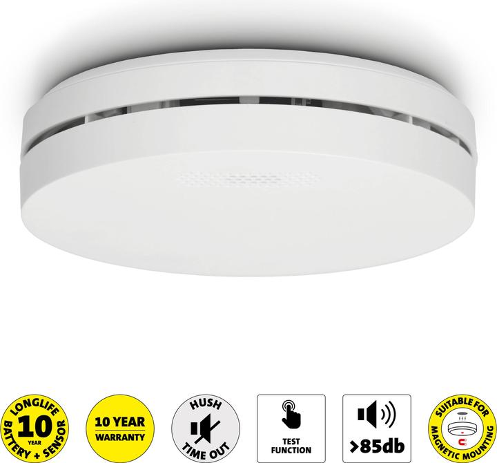 Actual product image Alecto SCA04 Set met Rookmelder en Koolmonoxidemelder - 10 jaar sensor Voldoet aan Europese norm EN14604 en