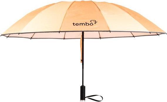 Tembo Tembrella LED Sturmregenschirm aus rPET 105cm Lachs