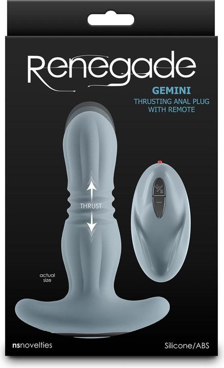 Actual product image NS Novelties renegade gemini grey