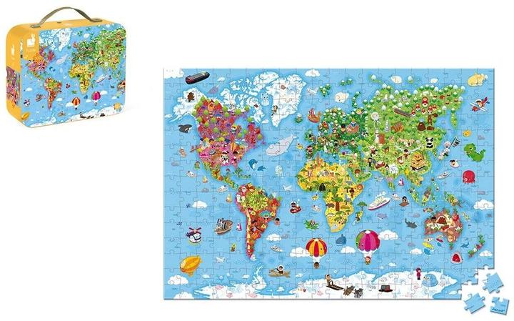 Image du produit Janod Carte du monde (300 pièces)
