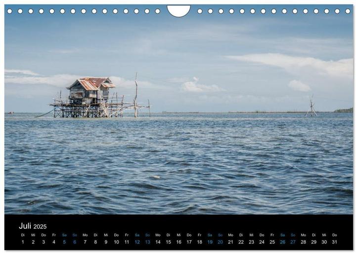 Image du produit Philippinen Foto Wandkalender 2025 (Wandkalender 2025 DIN A4 quer), Monatskalender (A4, Allemand)