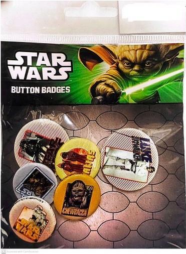 Star Wars Figuren Abzeichen 6erPack
