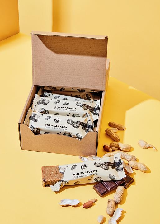 Actual product image KoRo Organic oatmeal bar with peanut and chocolate (Peanut chocolate, 15 pcs., 900 g)