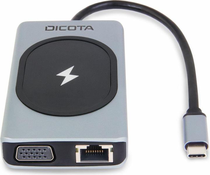 Immagine prodotto Dicota Hub di ricarica USB-C 10-in-1 4K PD 100W argento (USB-C, 7 Porti)