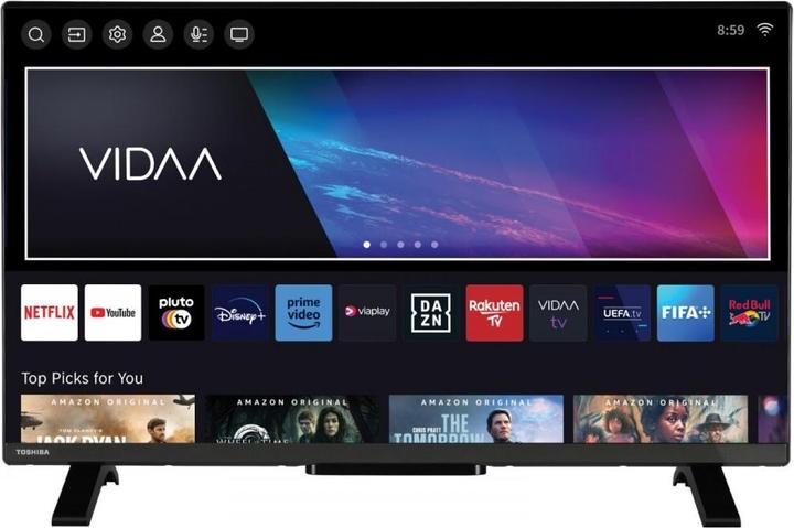 Produktbild Toshiba 32WV2E63DG TV (32") HD Smart TV Black 250 cd/m² (32", LED, HD ready)