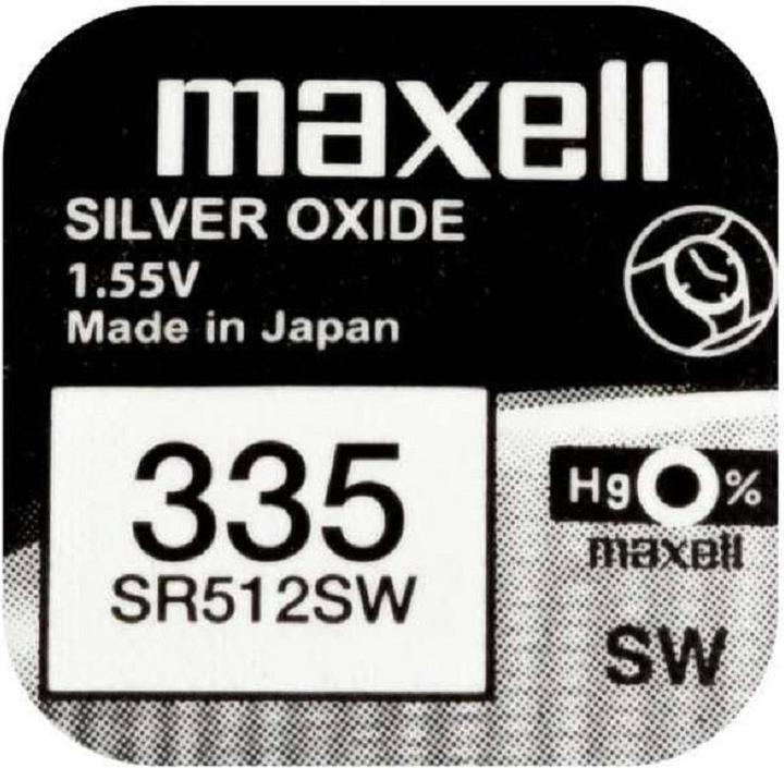Maxell Knopfzelle SR512SW 10 Stück (10 Stk., CR2025, 5.50 mAh)