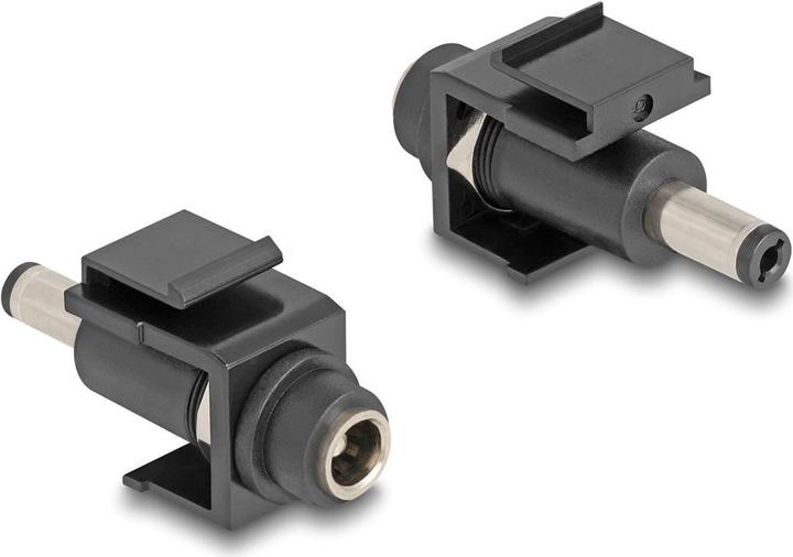 Delock Modulo Keystone presa DC 5,5 x 2,5 mm a presa DC 5,5 x 2,5 mm