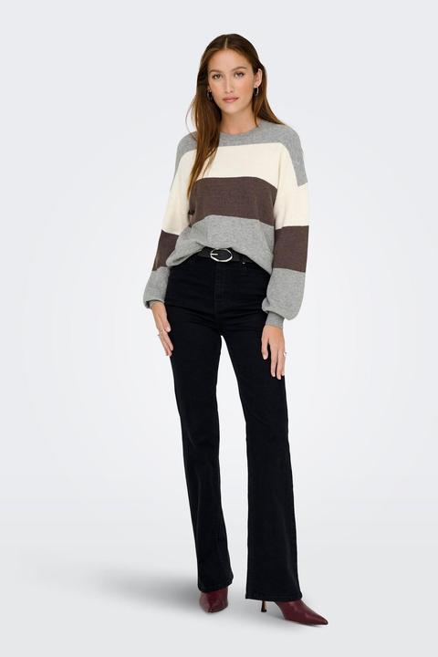 Produktbild Only Onlatia L/S Stripe Pullover Knt Noos (L)