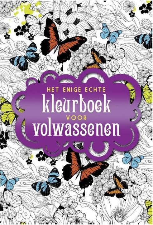 Actual product image The only real coloring book for adults