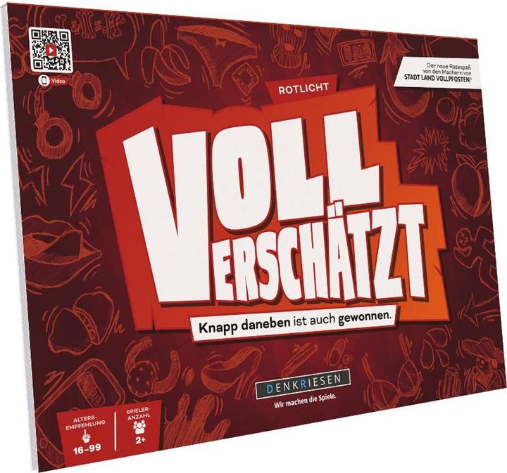 Denkriesen VOLL VERSCHÄTZT A4-Block - Knapp daneben ist auch gewonnen. - Rotilicht Edition (Deutsch)