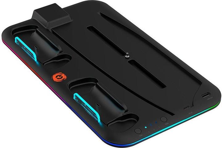 Image du produit Canyon CS-5, PS5 Charger stand, with RGB light,, with + cable, 475±, Juodas (PS5)