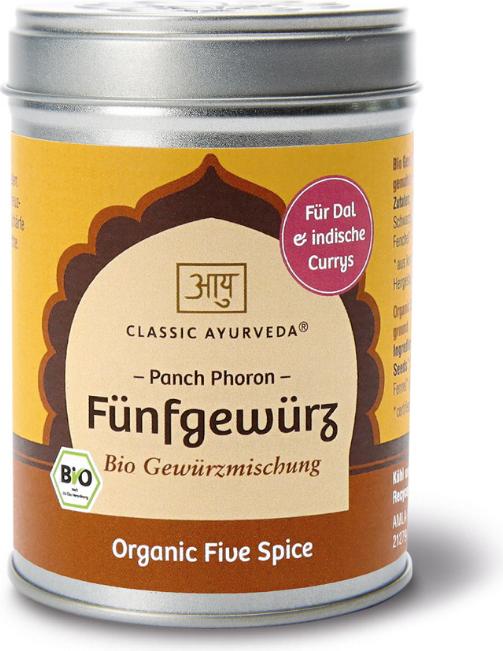 Classic Ayurveda Cinque spezie (Pancha Phoron), biologico