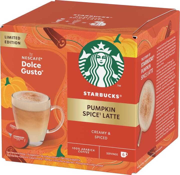 Image du produit Starbucks Pumpkin Spice Latte par Nescafé Dolce Gusto (6 x Port.)