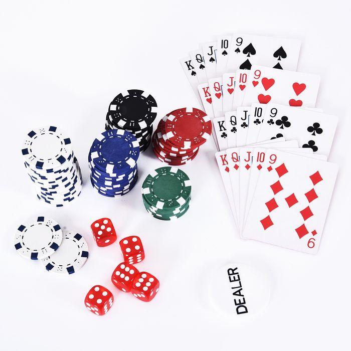 Produktbild Swisshandel24 Pokerkoffer Pokerset 300 Pokerchips 2xKartenspiel 5xWürfel 1xAlukoffer Poker Set Jetons Koffer Alu+