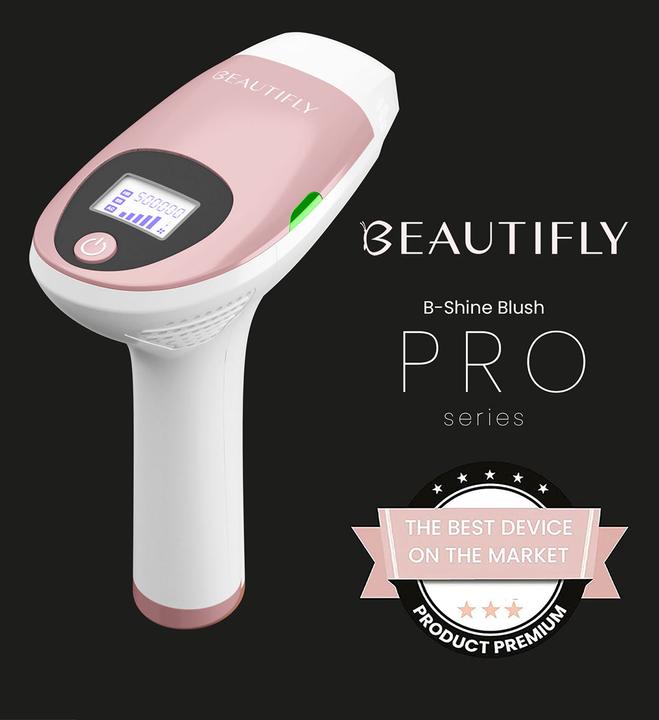 Actual product image Beautifly B-Shine Blush 3in1 Cosmetic Laser for Hair Removal HR SR AC Lamp