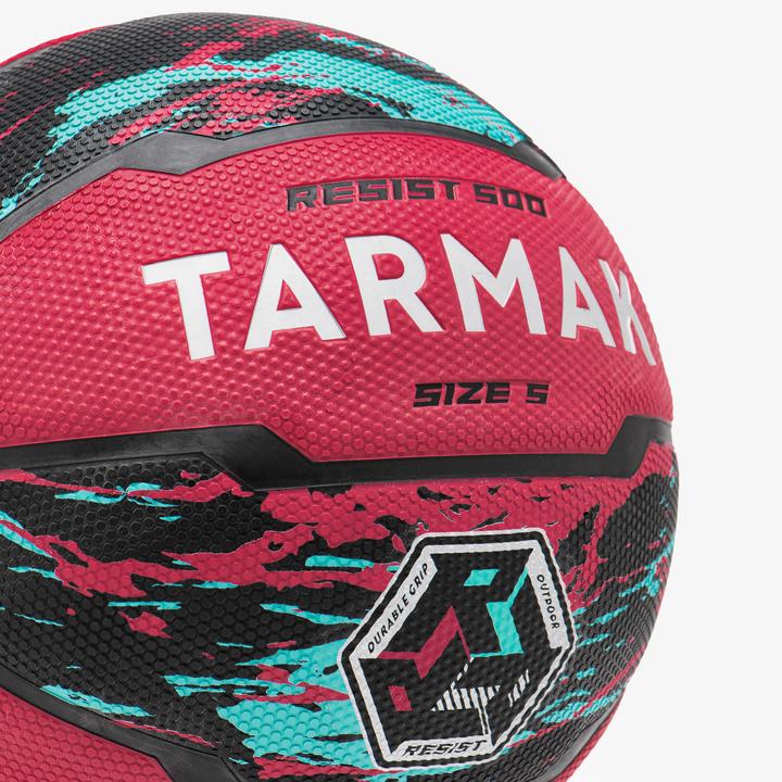 Actual product image Tarmak Basketball size 5 - R500 pink/black (5)