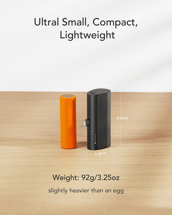Image du produit Veger Plugon Powerbank Lightning - 5'000mAh (5000 mAh, 20 W, 18.50 Wh)