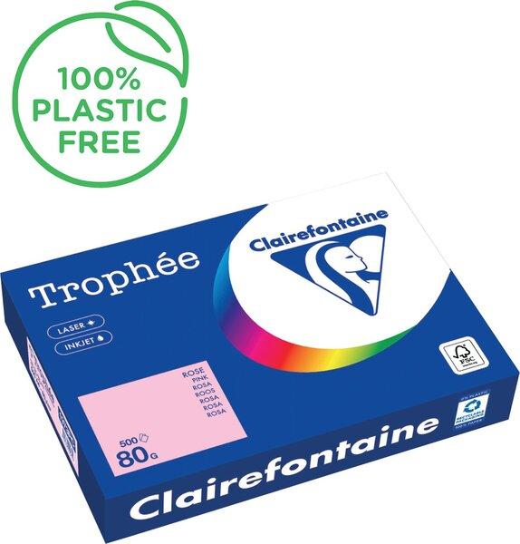 Produktbild Clairefontaine Universalpapier Trophée farbig (80 g/m², 500 x, A4)