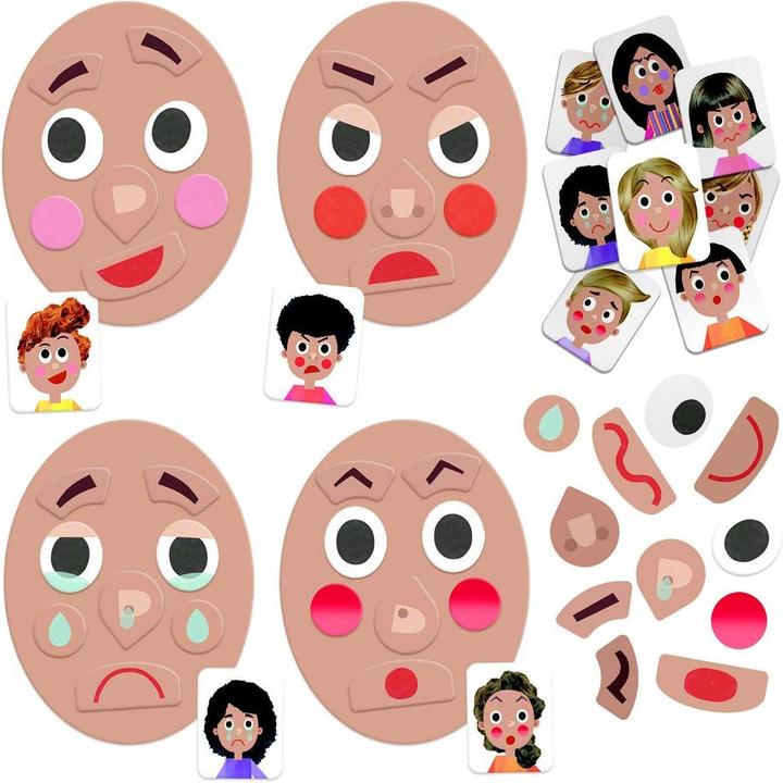 Actual product image Headup Games eco play - Funny faces (Italian)