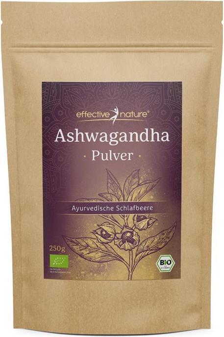 Image du produit Effective Nature Poudre d'ashwagandha (Poudre, 250 g)