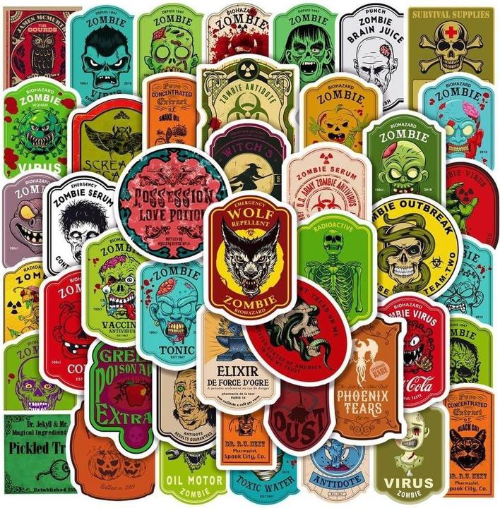 Image du produit JTI Autocollants - Horreur - 50 pcs
