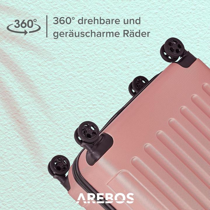 Produktbild Arebos Reisekoffer (94 l, Handgepäck (bis 50l), M (50 - 90l), L (90 - 115l), XL (ab 115l))